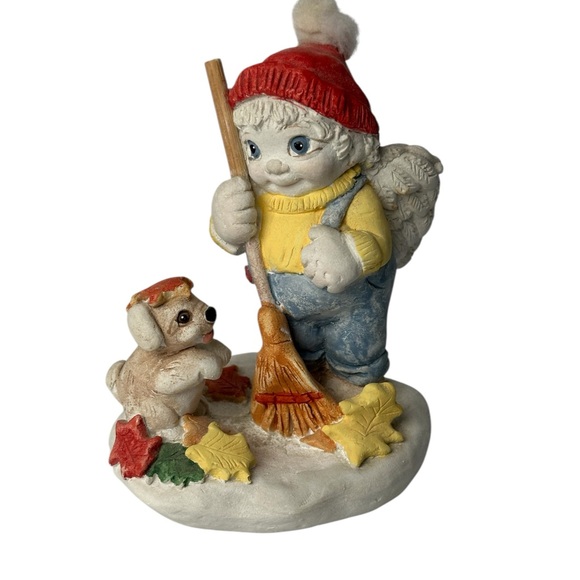 Dreamsicles Collectables Exclusive Vintage “ Autumn Leaves “ 1993 Figurine Used - Picture 2 of 7